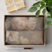  rood papaver botanische efemera decoupage tissuepapier (Geschenk)