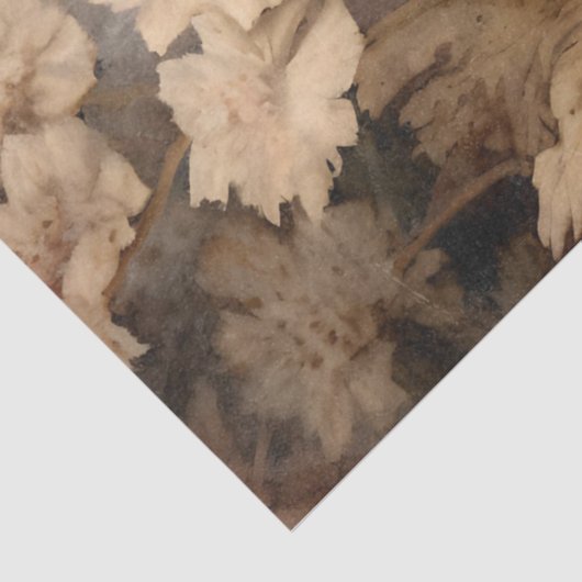  rood papaver botanische efemera decoupage tissuepapier (Detail)