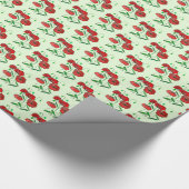 Rood papaver inpakpapier - Aangepaste kleur (Hoek)
