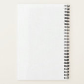 Rood papaverschilderen met citaat planner (Achterkant)