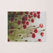 Rood papaverveld legpuzzel (Horizontaal)