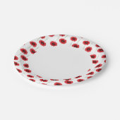 Rood Papier Bord van het Patronenbuffet (Gekanteld)