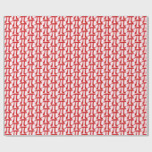 Rood papier met roze pi-vulling (Vlak)