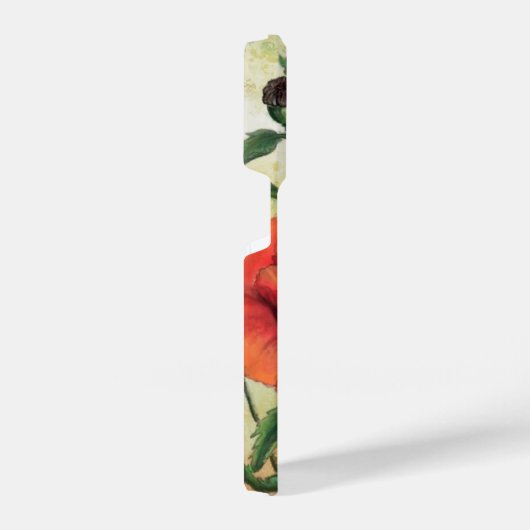 Rood papier schilderen iPhone hoesje (Rechterkant)