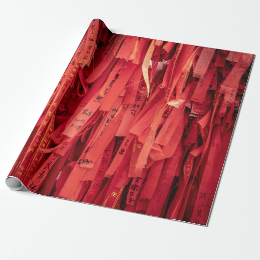 Rood papier strips (Uitgerold)