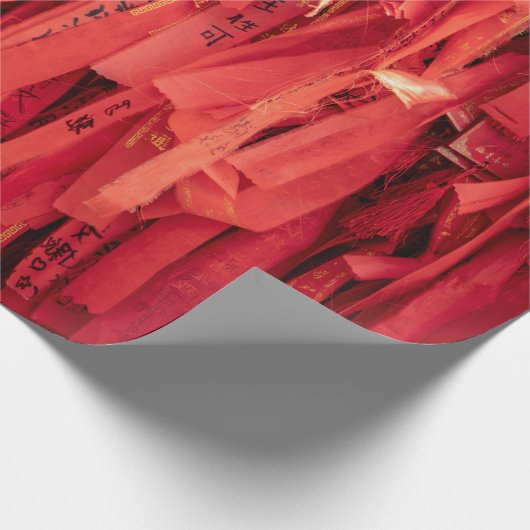 Rood papier strips (Hoek)