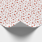 Rood papier voor het oppakken van harten (Hoek)