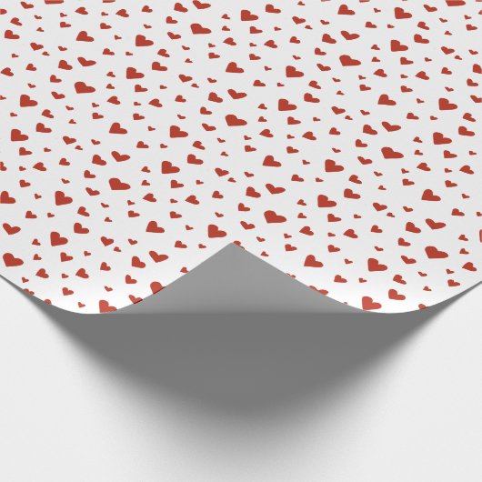 Rood papier voor het oppakken van harten (Hoek)