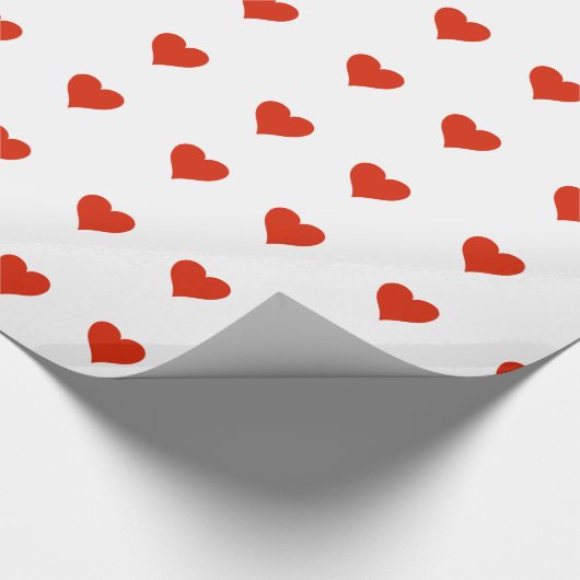 Rood papier voor het oppakken van harten (Hoek)