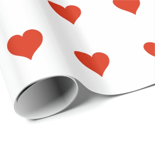 Rood papier voor het oppakken van harten (Rol Hoek)