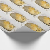 Rood papier voor het verpakken van vos (Hoek)