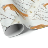 Rood papier voor het verpakken van vos (Rol Hoek)