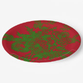 ROOD PAPIEREN BORDJE (Gekanteld)