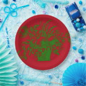 Rood Papieren Bordje (Feest)