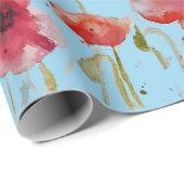 Rood Papierpapier voor papavermakerijen Waterverf Cadeaupapier (Rol Hoek)