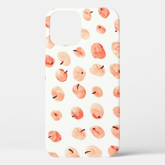 Rood paradijsappelpatroon Case-Mate iPhone case (Achterkant)