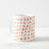 Rood paradijsappelpatroon koffiemok (Voorkant links)