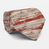 rood patriottisch nephout stropdas (Opgerold)