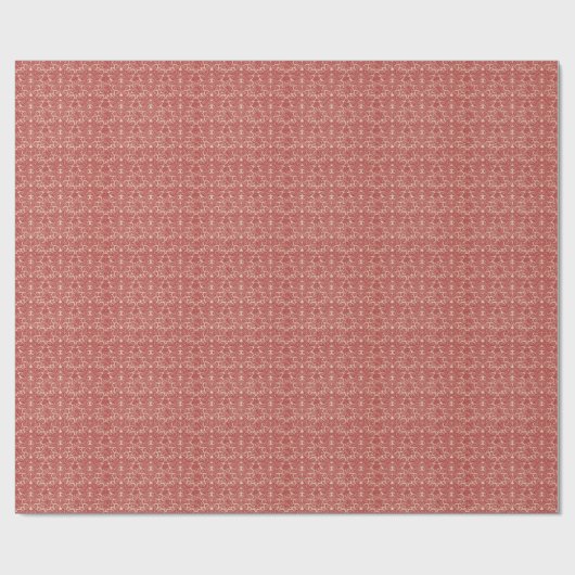  rood patroon cadeaupapier (Vlak)