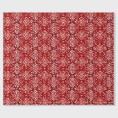 Rood patroon decoratief inpakpapier (Vlak)