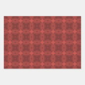 Rood patroon inpakpapier vel (Voorkant 3)