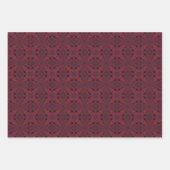 Rood patroon inpakpapier vel (Voorkant 2)