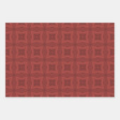 Rood patroon inpakpapier vel (Voorkant)