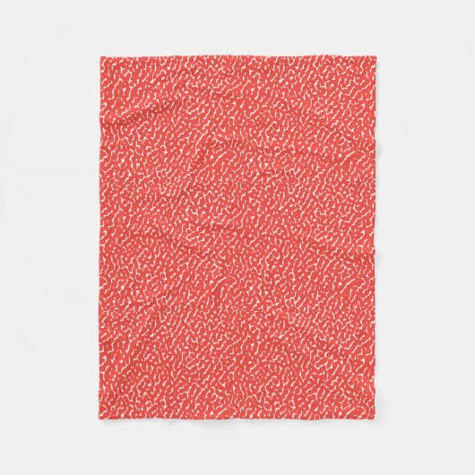 Rood patroon verwijderen fleece deken (Voorkant)