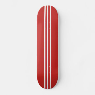 rood persoonlijk skateboard