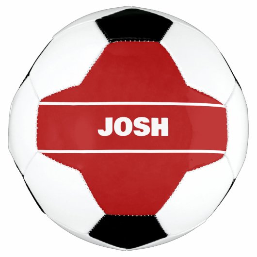 ROOD PERSOONLIJK VOETBAL (Voorkant)