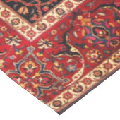 Rood Perzisch tapijt katoen tafelkleed (Gekanteld)