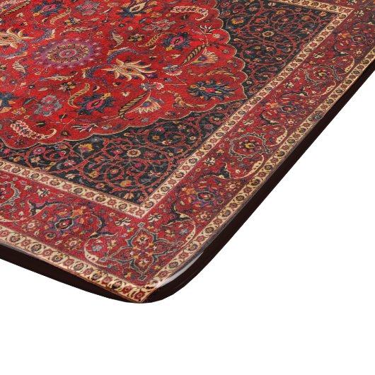 Rood Perzisch tapijt Snijplank (Hoek)