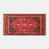 Rood Perzisch tapijt van Mashhad Desk Mat (Voorkant)