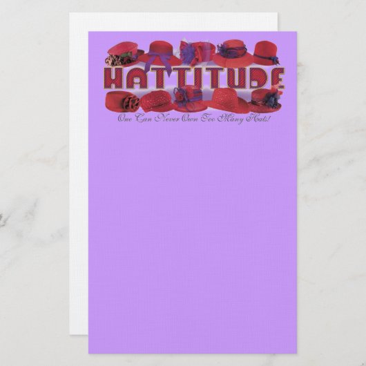 rood pet briefpapier (Voorkant / Achterkant)