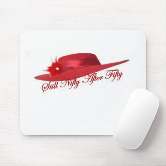 rood pet muismat (Met muis)