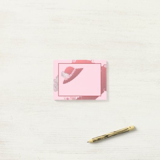 Rood Pet na de invoering Post-it® Notes (Op bureau)