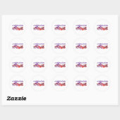 rood_pet_ ronde sticker (Vel)