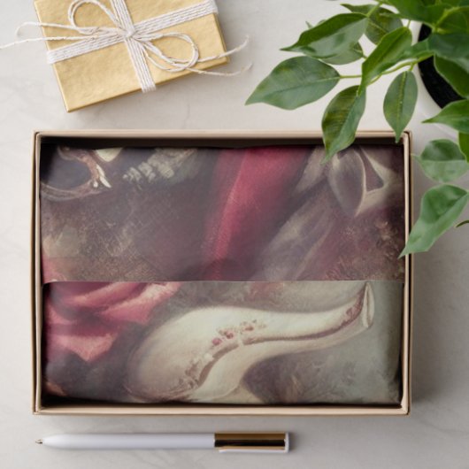  rood Pet Tea Party Tissuepapier (Geschenk)