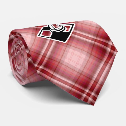 Rood-pissenkaas Stropdas (Opgerold)