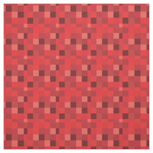 Rood pixelaatpatroon | Gamer Stof (Swatch)