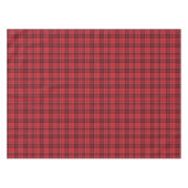 Rood Plaid Vakantie Tafelkleed (Voorkant (Horizontaal))