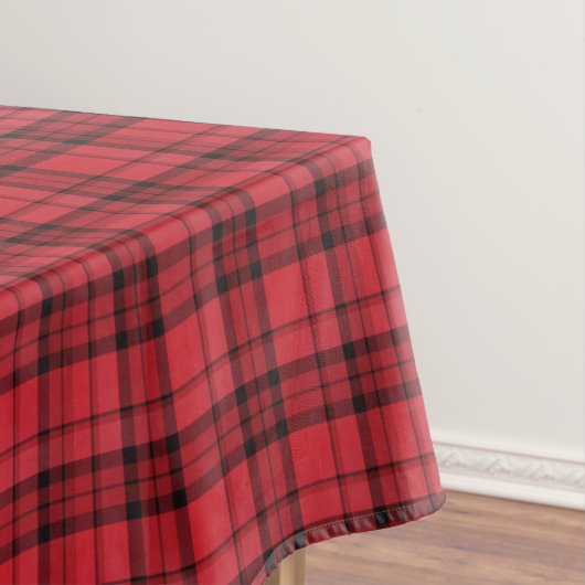 Rood Plaid Vakantie Tafelkleed (Voorbeeld)
