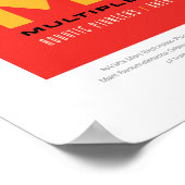 Rood Planet Mars Ruimtevaart Poster (Hoek)