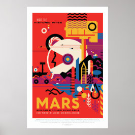 Rood Planet Mars Ruimtevaart Poster