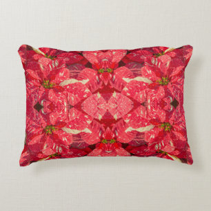 Rood plant Poinsettia Flower Accent Kussen