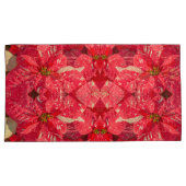 Rood plant Poinsettia Flower Kussensloop (Voorkant-Rechts)