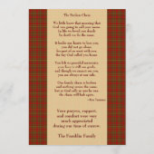 Rood-platenkaart met foto programmakaart (Achterkant)