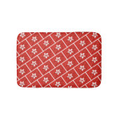 Rood plattegrond HONG KONG Vlag Badmat (Voorkant)