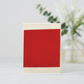 Rood plein door Kazimir Malevich Briefkaart (Staand voorkant)