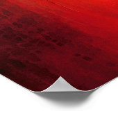 Rood Polar - Abstract Poster voor kunst (Hoek)